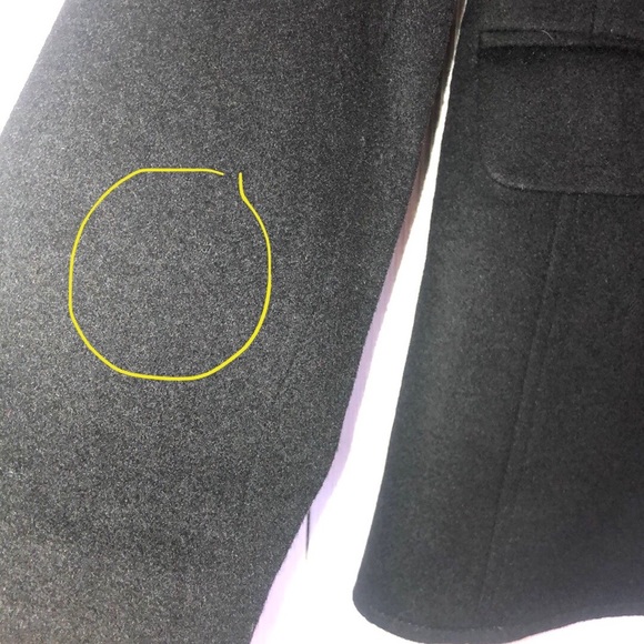 L.L. Bean Wool Cashmere Black Blazer Jacket sz 6 - Picture 13 of 14